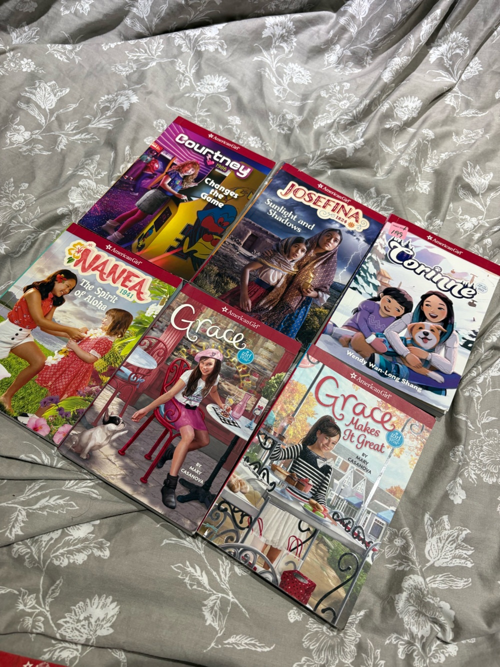 American Girl 6pcs books Courtney Nanea Grace Corinne Josefina